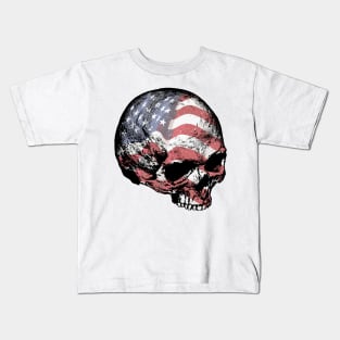 USA Skull Kids T-Shirt